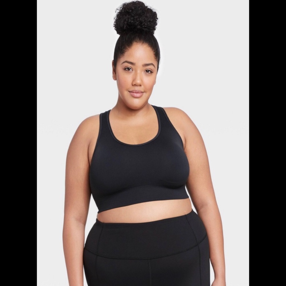 NWT Plus Size Support Seamless Racerback Bra